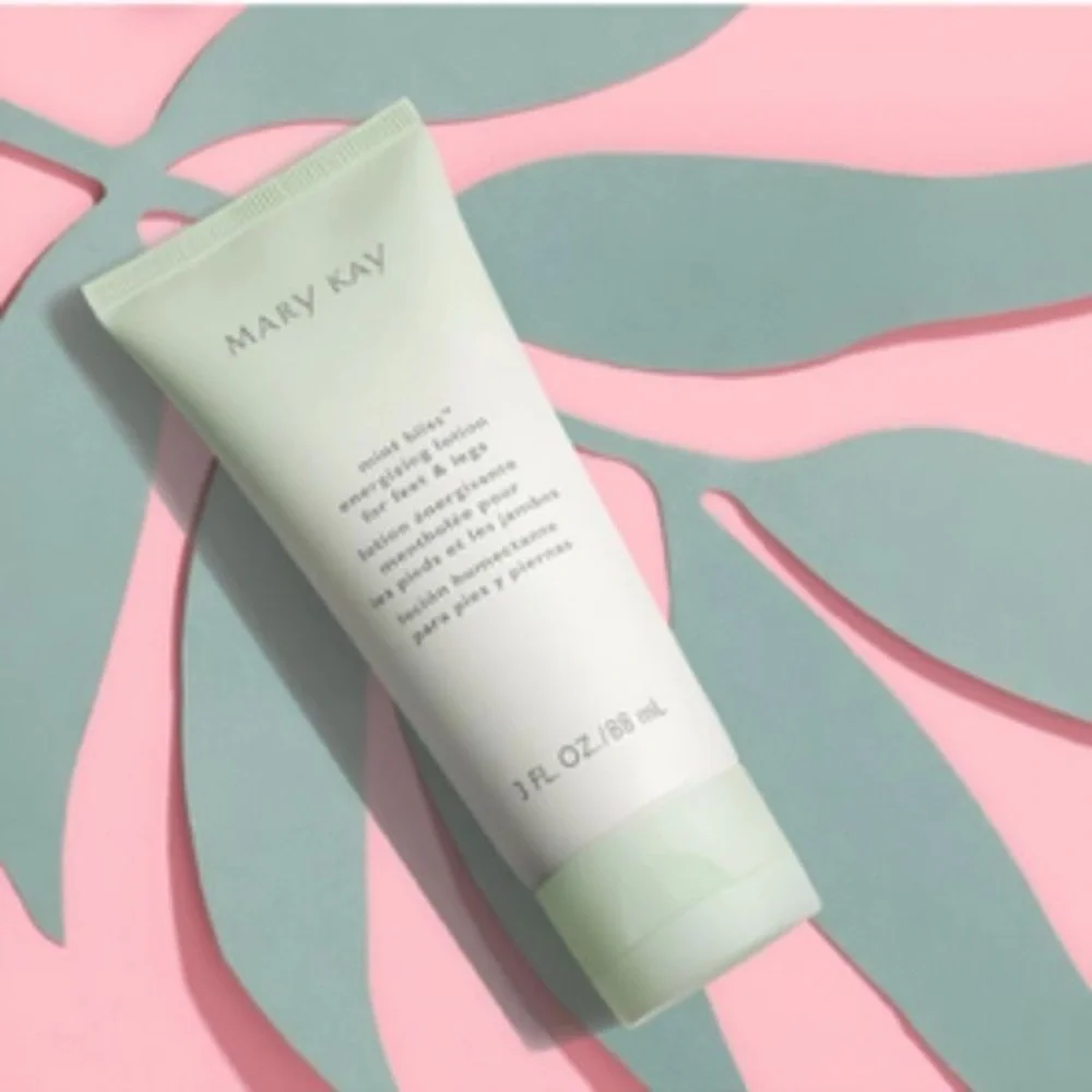 Mary Kay Mint Bliss Energizing Lotion for Feet & Legs 3oz with Gift Bag NEW